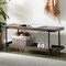 Alaterre Furniture Kyra 42"L Oak and Metal Bench with Shelf ANKY03RBG - alternate 4